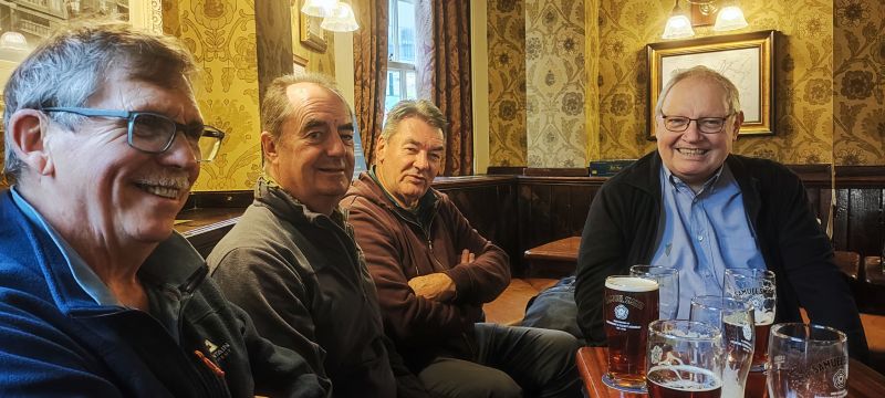 Sid Weeks, Dave Law, Barry Webb and John Higgins